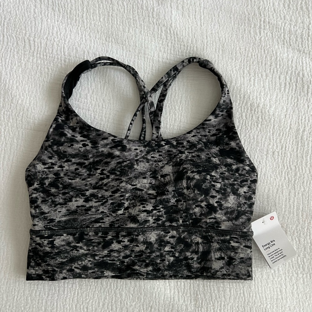 NWT Lululemon Energy Longline Bra  Medium Support, B–D Cups